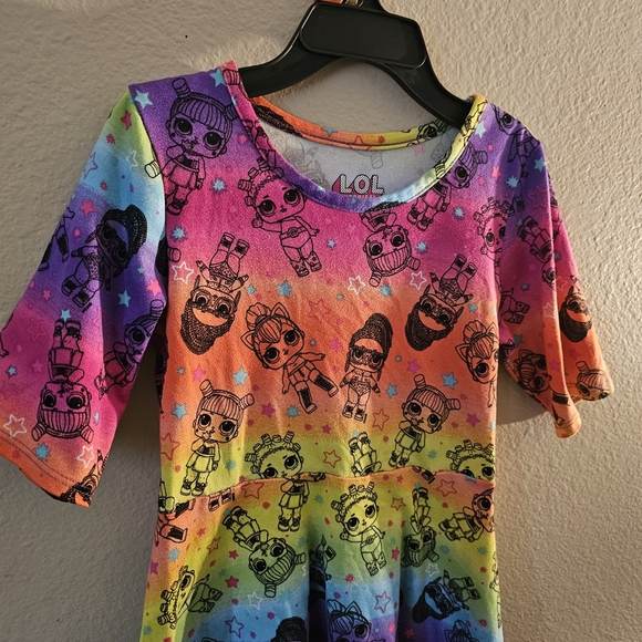 L.O.L. Surprise! Rainbow Kids Casual Dress - Picture 2 of 4